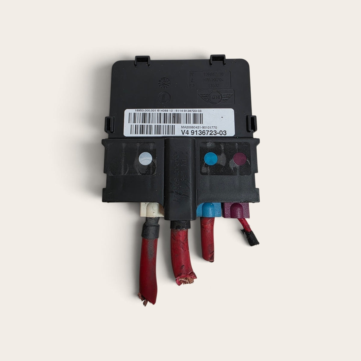 07-13 Mini Cooper Positive Battery Terminal Power Distribution Module 61149136720