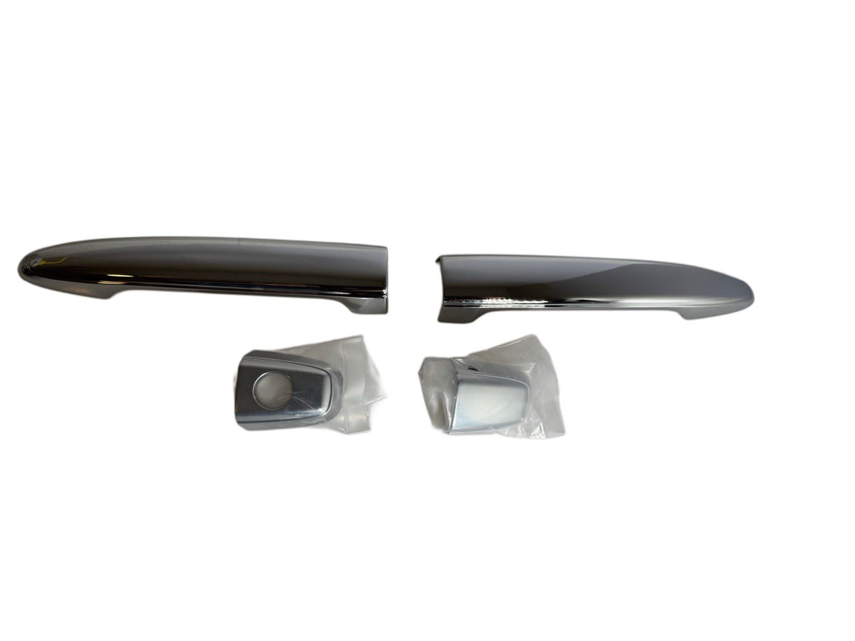 05 -15 Toyota Tacoma Chrome Door Handle Covers Trims 2DR Bezel W/O Pass Key0