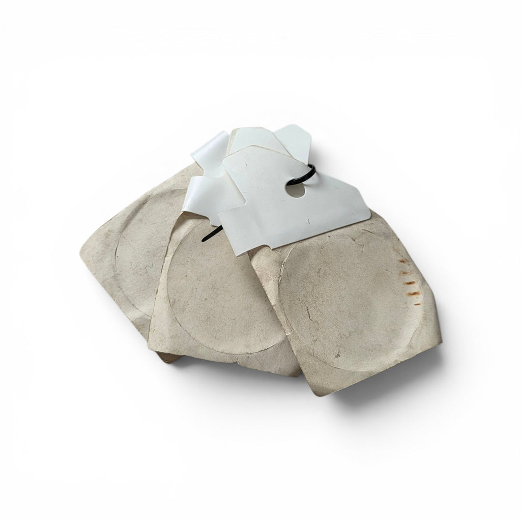 3 VINTAGE STYLE NISSAN STEERING WHEEL RIM CENTER CAP DECALS EMBLEMS  1 1/2" NOS3