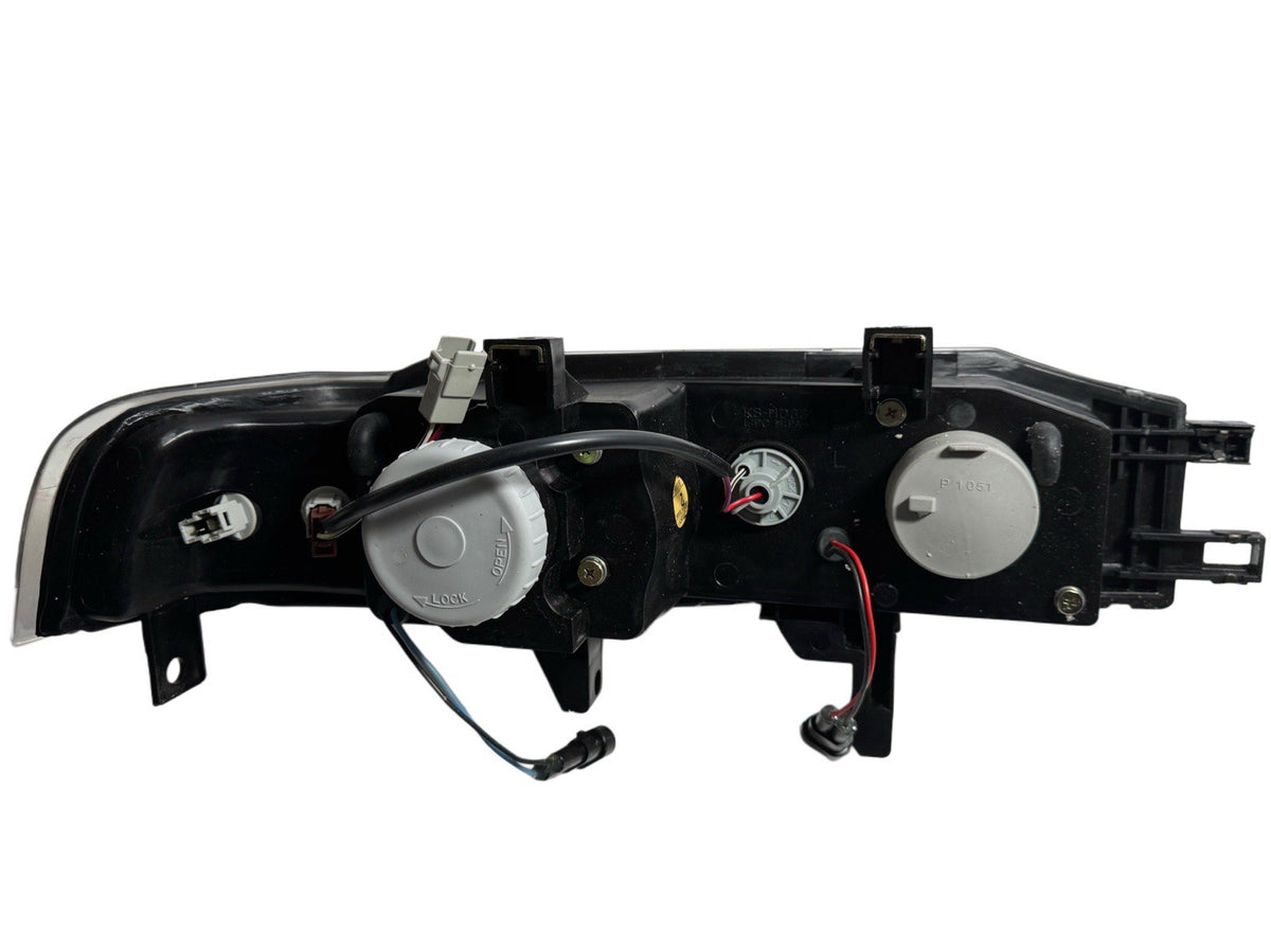 For 90-93 Honda Accord Sedan Black Housing Projector Left Front Headlight Assy2