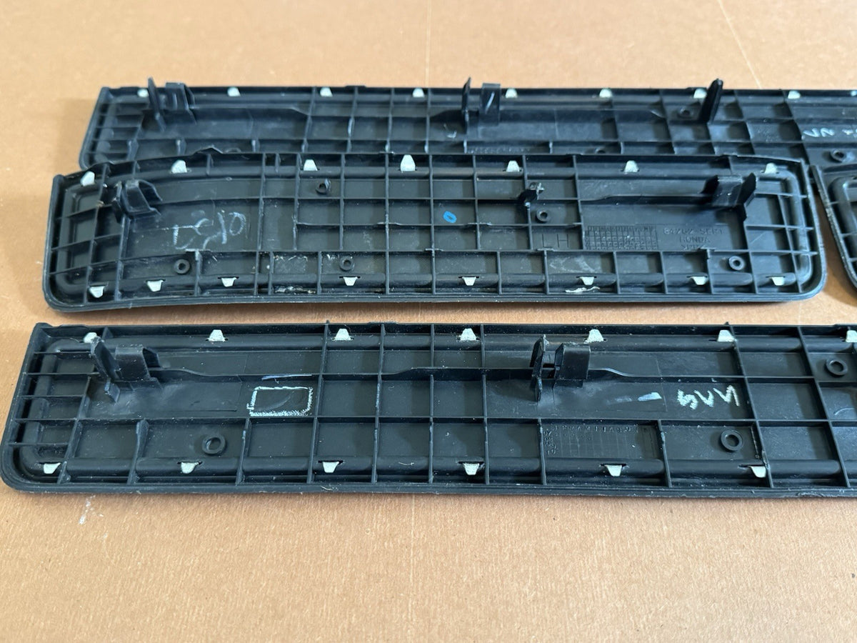 2007-2008 Acura TL Type S Front Rear LH & RH Door Sill Scuff Plate Trim Panels4