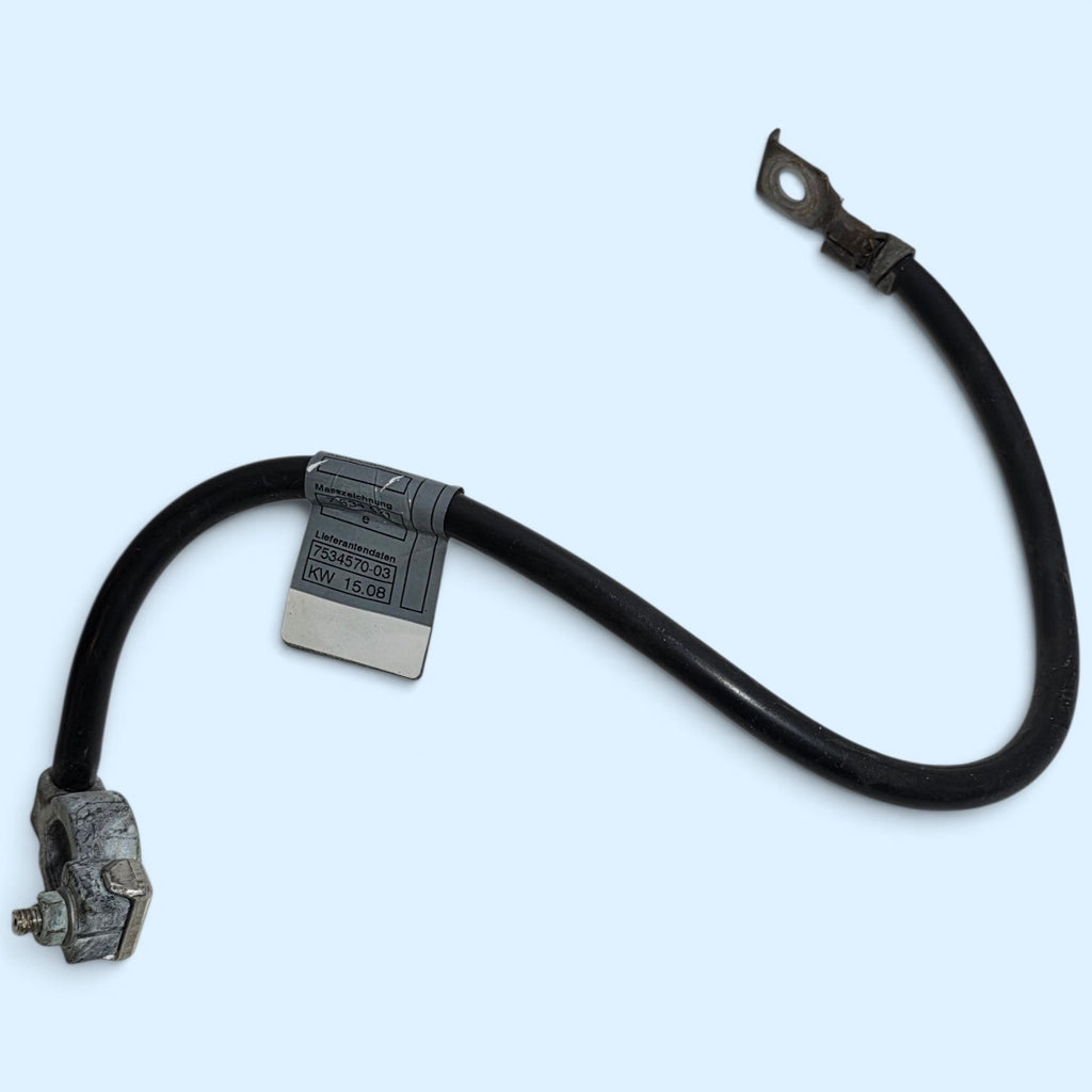 07-15 Mini Cooper Negative Battery Cable Ground Strap 12427534570 R56 R55 OEM3