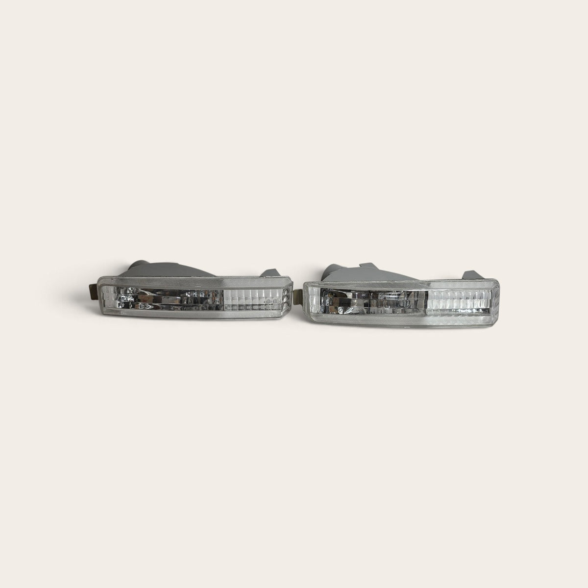 90-91 HONDA ACCORD MARKER SIGNAL BUMPER LIGHT SET  L/R NEW CRYSTAL CLEAR0