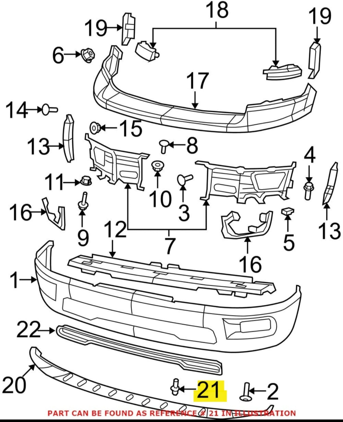 Genuine OEM Mopar Valance Panel Clip Dodge 1500 Classic Ram 68053681AA Qty: 1 5