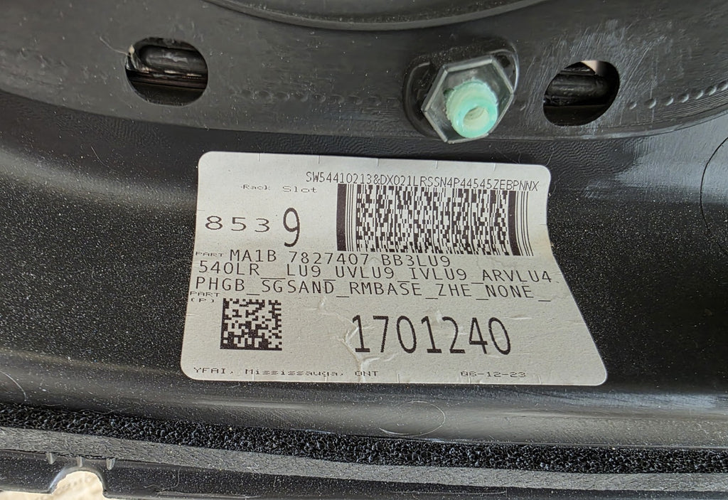 19-21 Lincoln Nautilus Rear Left Driver Side Interior Door Panel Cover Trim OEM6