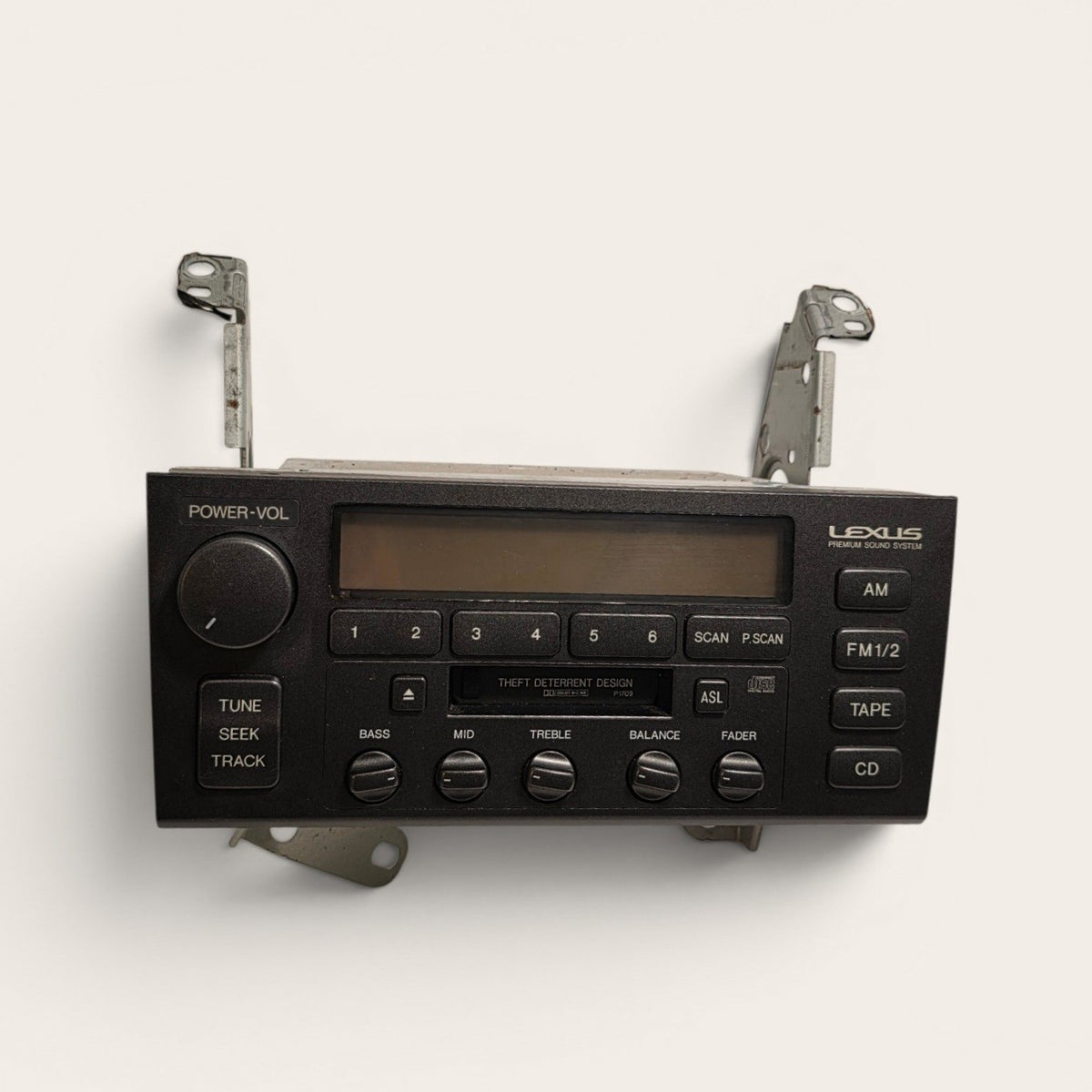 98-00 LEXUS UCF20L LS400 RADIO STEREO CASSETTE PLAYER HEAD UNIT 86120-50570 OEM0