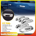 Chrome 4 Door Handle Set Fits For 2004-2009 Dodge Durango, Grand Cherokee,RAM,0