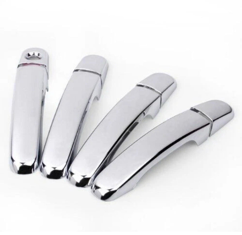 08-09-10-11-12 FITS  MALIBU CHROME DOOR HANDLE COVERS/CAPS/ W/O PASENGER KEY1