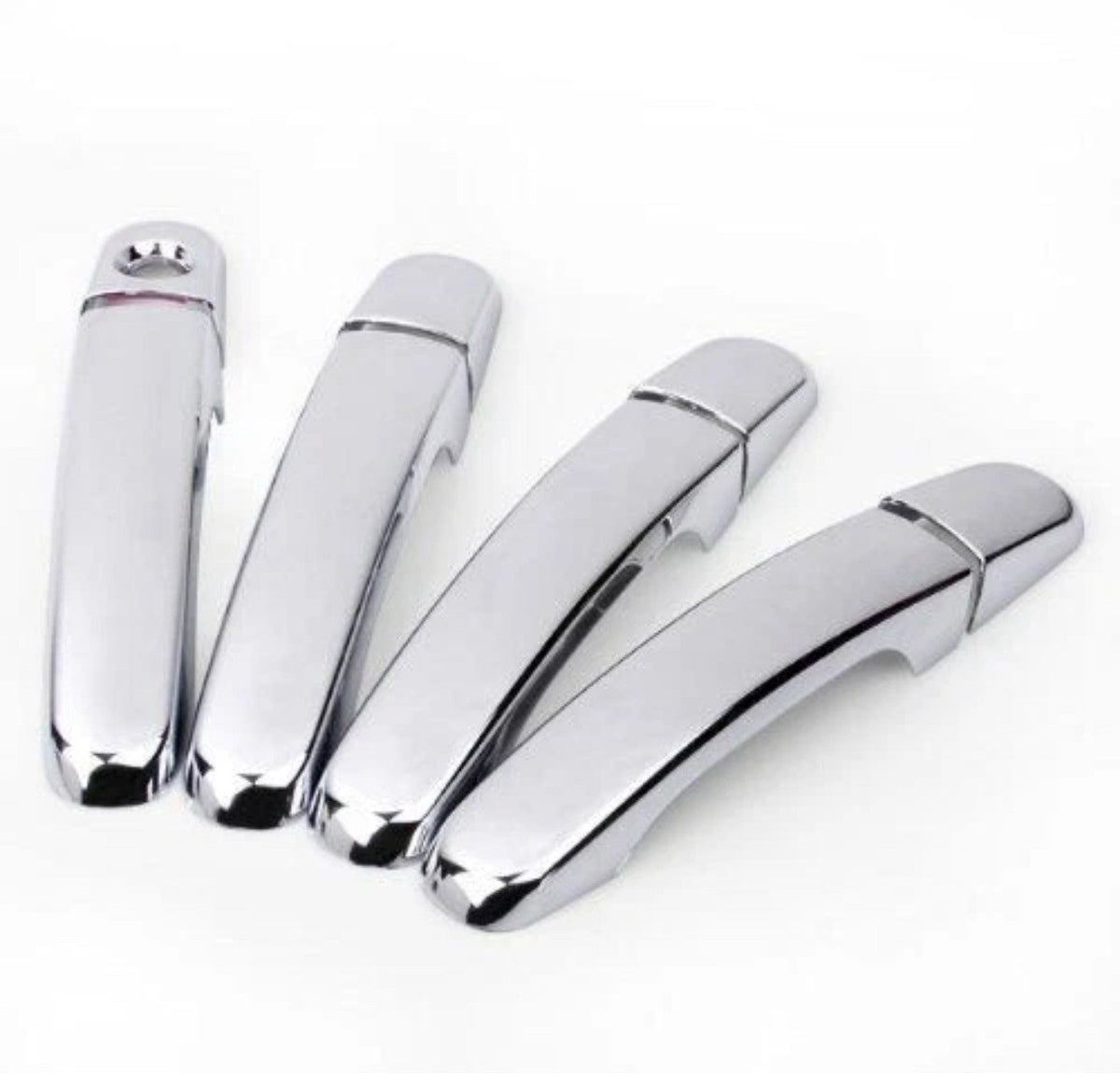 08-09-10-11-12 FITS  MALIBU CHROME DOOR HANDLE COVERS/CAPS/ W/O PASENGER KEY1