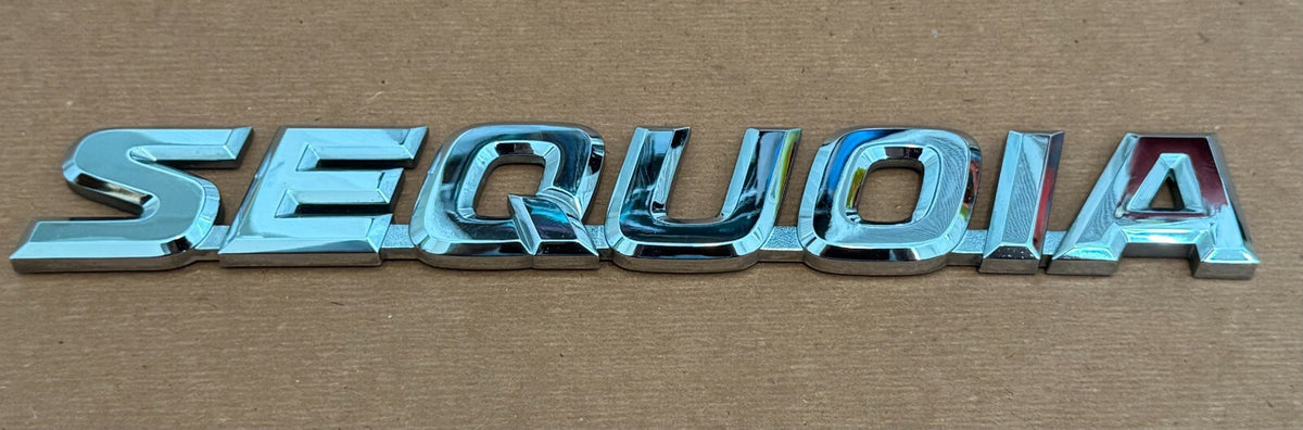 Genuine Toyota SEQUOIA rear emblem 75471-0C020, used, fits 2001-2007, Very Nice0