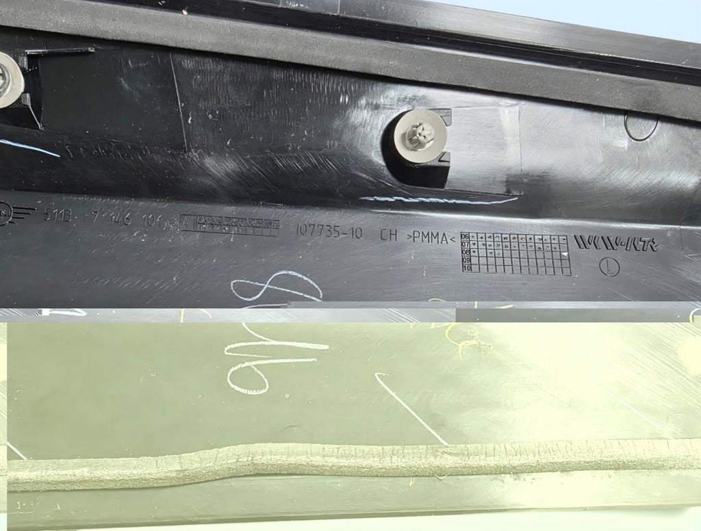 2009 Mini Cooper S R56 Rear Left C Pillar Outside Trim 51137146101 5