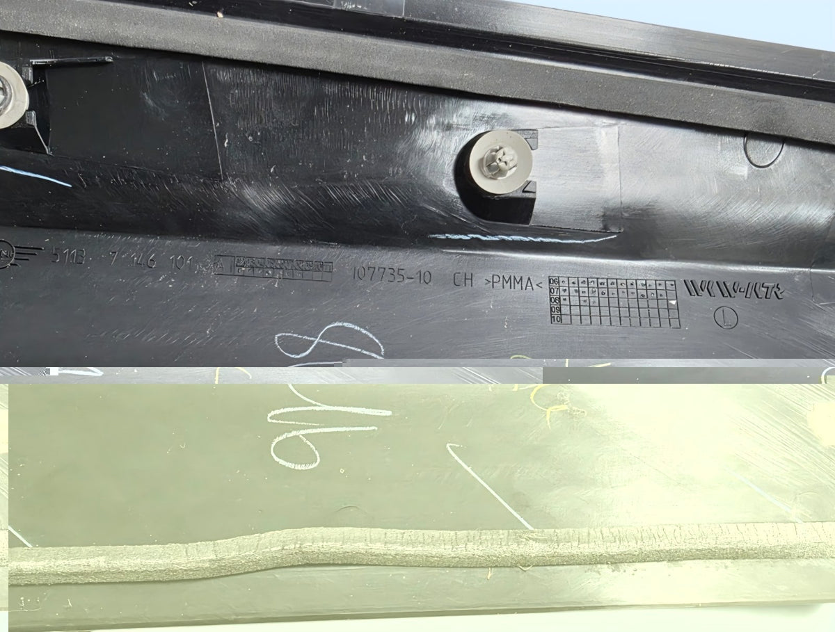 2009 Mini Cooper S R56 Rear Left C Pillar Outside Trim 51137146101 5