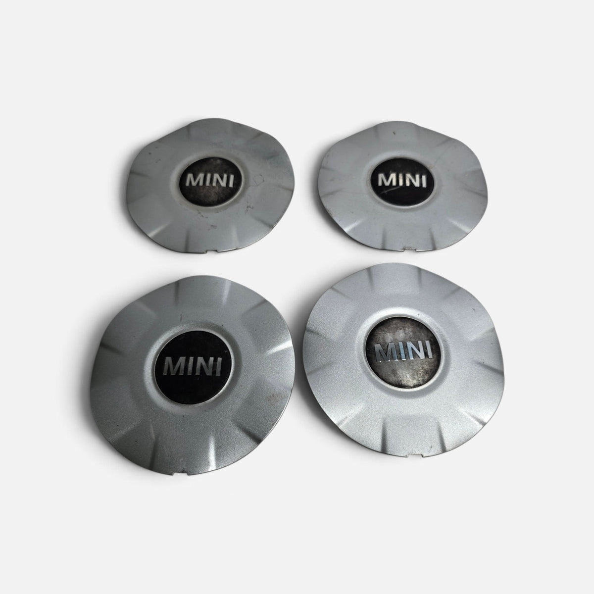 (Set Of 4) 2007-2012 Mini Cooper Clubman OEM Center Caps  Hubcaps0