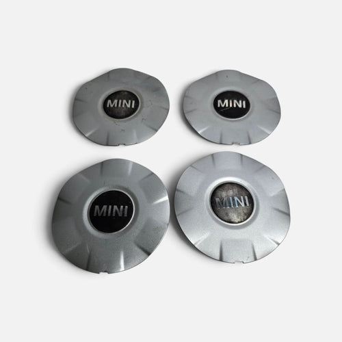 (Set Of 4) 2007-2012 Mini Cooper Clubman OEM Center Caps  Hubcaps0