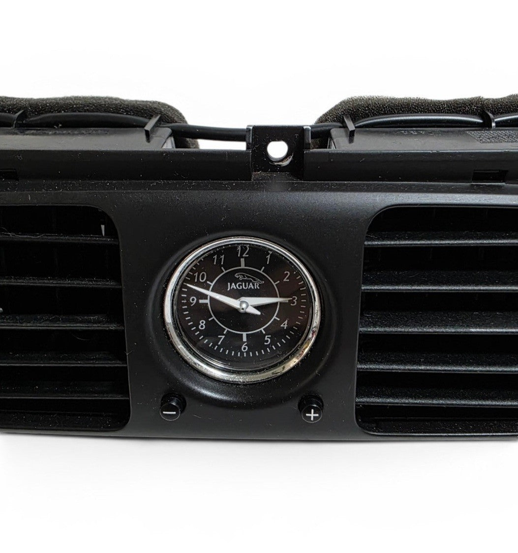 04-09 Jaguar X350 XJR VDP Front Center Dash Dual А/C AC Air Vent w/ Clock OEM2