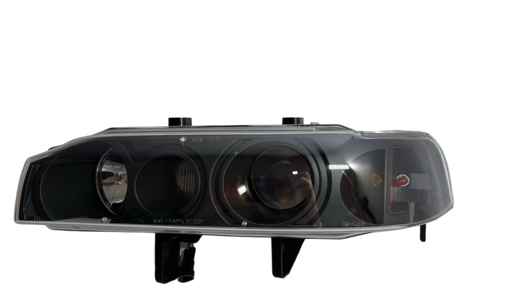 For 90-93 Honda Accord Sedan Black Housing Projector Left Front Headlight Assy0
