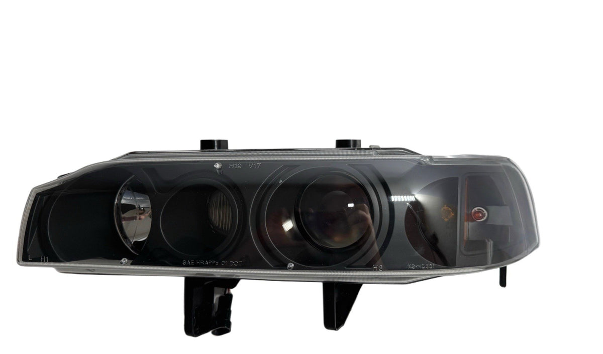 For 90-93 Honda Accord Sedan Black Housing Projector Left Front Headlight Assy0